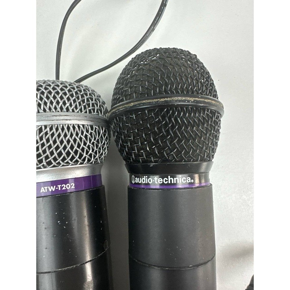 Audio-Technica ATW-T202 Wireless Mics + AD1210A Power Supply Lot FOR PARTS - Picture 5 of 13
